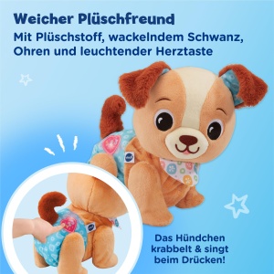 Jucarie interactiva VTech Krabbel-mit-mir-Hundchen pentru bebelusi 9-36 luni - Img 4