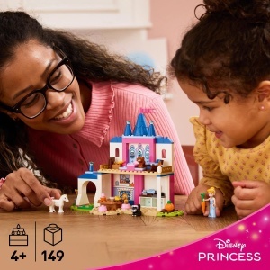 Jucarie LEGO Disney Princess Palatul Cinderellei cu Mini Pupa si 4 Figurine - Img 2