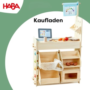 Jucarie multifunctionala HABA Creative Play 3 in 1 - Bucatarie, Magazin si Atelier - Lemn durabil - Img 3