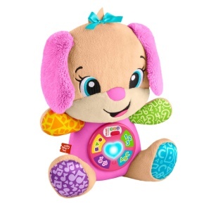 Jucarie muzicala din plus Fisher-Price Hundefreundin, 5 butoane, 80 melodii