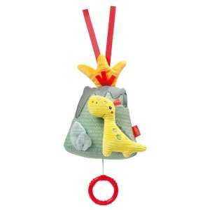 Jucarie muzicala Fehn Vulkan 051025 - 18 cm, cu melodia Schuberts Wiegenlied, pentru bebelusi