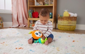 Jucarie muzicala interactiva Fisher-Price DJ Groovin Go cu lumini si sunete, pentru bebelusi - Img 5