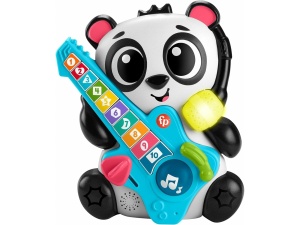 Jucarie muzicala interactiva Fisher-Price HYK93 Panda cu 10 butoane, pentru invatarea numerelor si formelor