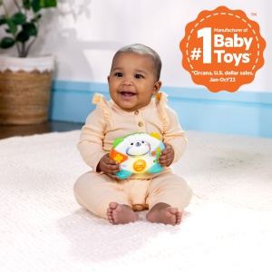 Jucarie pentru bebe Bright Starts Gamer Buddy, cu sunete si lumini, design tigru - Img 3