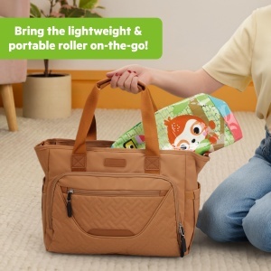 Jucarie pentru bebelusi Bright Starts Roll-Along Rainforest, cu 3 mingi colorate, design sigur - Img 9