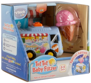 Jucarie pentru bebelusi VTech 80-516764 - Carucior de inghetata, Multicolor - Img 2