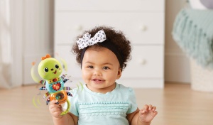 Jucarie pentru bebelusi VTech Raupa cu muzica, sunete si volum ajustabil - Img 3