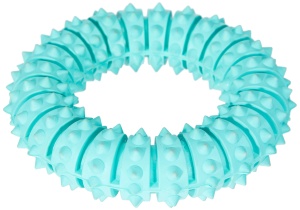 Jucarie pentru caini TRIXIE Denta Fun Ring, din cauciuc natural, cu gust de menta, 12 cm - Img 3