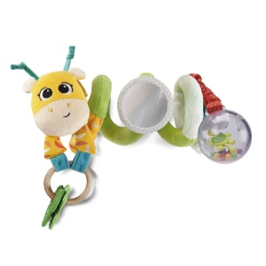 Jucarie pentru copii Chicco Mrs. Giraffe, design colorat, cu activitati interactive