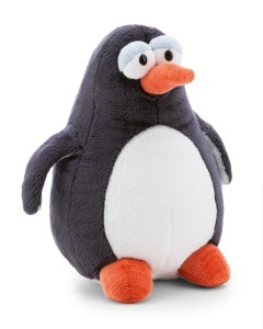 Jucarie Plus NICI Pinguin Jorge Thunder 30cm Gri Material Reciclat