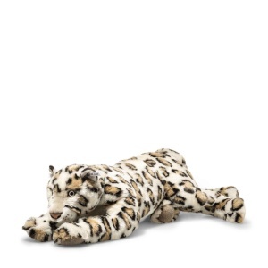 Jucarie Plush Steiff Parddy Schneeleopard 55cm Culoare Creme, Detalii Naturale - Img 2