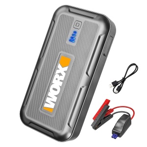 Jump Starter WORX WX854 12V, 11000 mAh, 30 Starturi, Powerbank