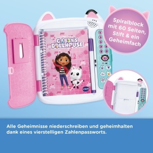 Jurnal pentru copii VTech Gabbys Dollhouse, cu 6 moduri de joc si microfon - Img 2