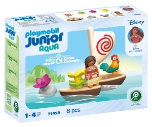 Katamaran PLAYMOBIL JUNIOR Vaiana, din plastic biobazat, pentru copii de la 1 an - Img 2