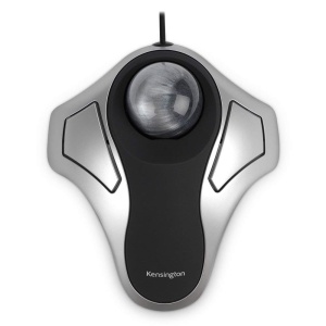 Kensington Orbit TrackBall mouse TrackBall ergonomic cu fir bila de 40 mm compatibil cu Windows si macOS pentru dreptaci si stangaci argintiugri 64327 - Img 3