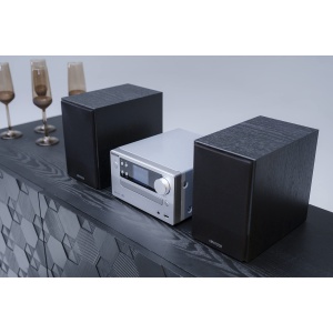 KENWOOD M-725DAB-S - Sistem Micro HiFi cu DAB+, CD, USB, Bluetooth si TFT-Display, Aluminiu mat - Img 7