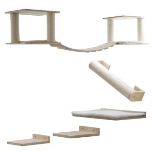 Kerbl Pet Cat Loc de joaca XL naturalalb - Img 1