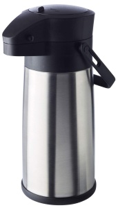 Kettle termo izolat APS Budget, 17 cani, inox mat, cu maner - Img 1