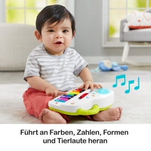 Keyboard pentru copii Fisher-Price cu sunete amuzante, 4 moduri de joc - Img 4