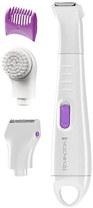 Kit de epilare Remington WPG4035, waterproof, cu perie de exfoliere, alb