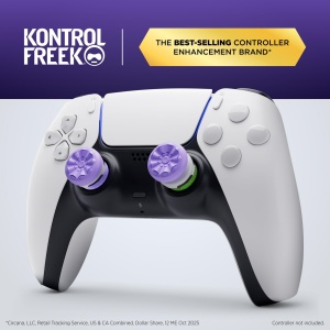 Kit de Performanta KontrolFreek pentru Controller PlayStation 5 si 4, Culoare Purple Galaxy - Img 2