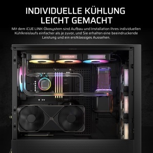 Kit de racire CORSAIR iCUE LINK XH505i RX 360 RGB, 360mm, Negru - Img 3