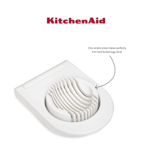 KitchenAid Eierschneider 11 cm Alb Instrument de feliere cu fire de otel - Img 2