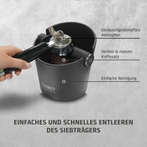 Knock Box CASO CoffeeCollect Accesorii Barista Design Elegant si Silentios - Img 3