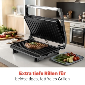 Kontaktgrill Bomann MG 2251 CB 700W Grillare fara grasimi Grilare Panini - Img 4