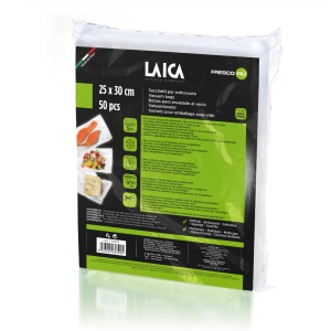 Laica VT3510 Confezione da 50 Sacchetti Sottovuoto per Alimenti formato 25 x 30 cm Sac de vid, plastic, Nan
