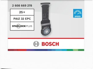 Lama de taiere Bosch PAIZ 32 EPC pentru lemn moale, 32 x 60 mm - Img 2