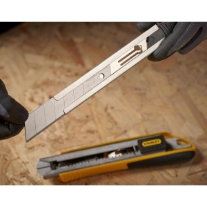Lama de taiere Stanley 25mm, 20 bucati, din otel carbon, pentru cutter - Img 8