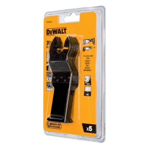 Lame pentru unelte multifunctionale DeWalt DT20725-QZ, 5 buc, 43 x 30 mm, Bi-Metall - Img 5