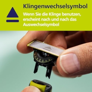 Lame Philips OneBlade 360 - 3x 360 lame de schimb, tundere si barbierit pe fata si corp, QP430/60 - Img 8