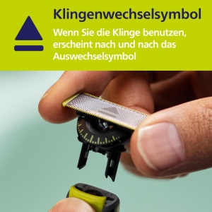 Lame Philips OneBlade 360 - 4x 360 lame de schimb, tundere si barbierit pe fata si corp, QP440/50 - Img 5