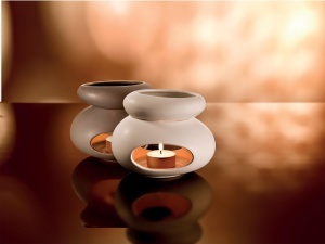 Lampa de aromaterapie Tescoma Fancy Home Stones, ceramica alba - Img 3