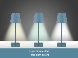 Lampa de birou Beper P207ILI200, LED reincarcabila, IP44, 12 ore autonomie - Img 4
