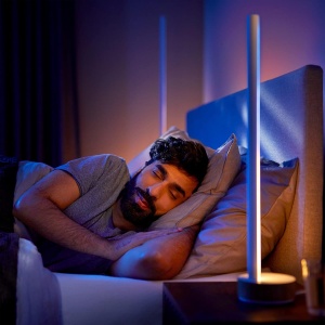 Lampa de birou Philips Hue White Color Ambiance Gradient, 730lm, design lemn - Img 8