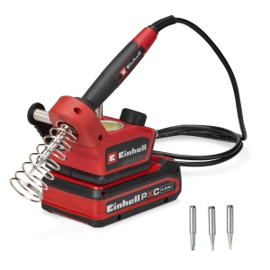 Lampa de lipit Einhell TE-SI 18480 Li E Solo 18V temperatura reglabila 200-480degC LCD