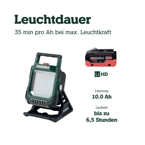 Lampa de lucru Metabo BSA 18 LED 4000, 18 V, 4000 Lumen, IP54 - Img 6