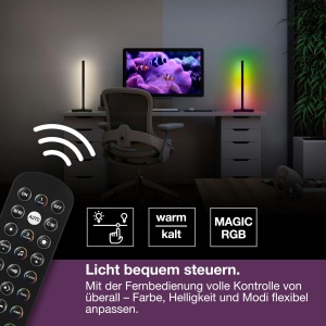 Lampa de masa inteligenta Osram Smarte, 7.5W, RGB Magic, negru, dimmabila - Img 4