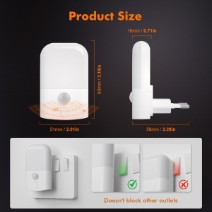 Lampa de noapte cu senzor de miscare GRIFEMA, 10 lm, 2700 K - Img 5