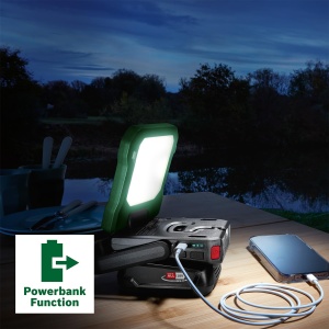 Lampa LED Bosch EasySpotLight 18V-400 3 trepte luminozitate functie Powerbank USB-C - Img 7