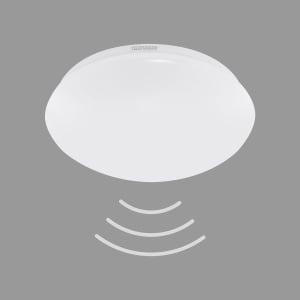 Lampa LED cu senzor de miscare TELEFUNKEN, 15W, 1500 Lumen, alba, 27,8 cm
