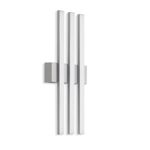 Lampa LED de perete TELEFUNKEN, 3-flamig, 12W, 1440 Lumen, Argintie