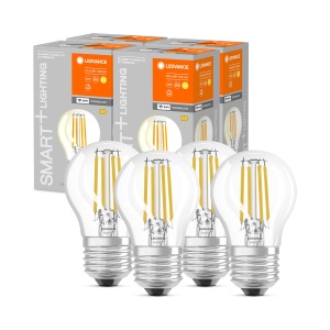 Lampa LED Dimmabila LEDVANCE cu Wifi, E27, Calda, 4 Bucati