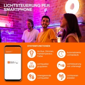 Lampa LED Dimmabila LEDVANCE SMART Edison 6W 2400K - Img 2