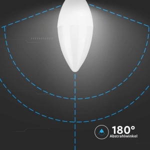 Lampa LED E14 V-TAC 10x, 4.5W, 470 Lumen, 4000K Alb Neutru - Img 4