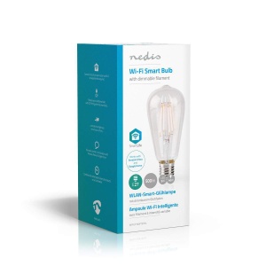 Lampa LED Filament Inteligenta Nedis E27 ST64 500 lm 5 W Culoare Cald - Img 6