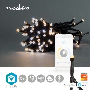 Lampa LED inteligenta Nedis SmartLife, 5 m, 50 LED-uri, Negru - Img 2
